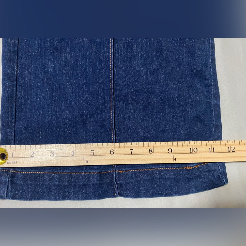Nine West Jeans Women’s Size 18 Indigo Dark Wash Wide Leg Y2k Plus Size Denim - Picture 9 of 9